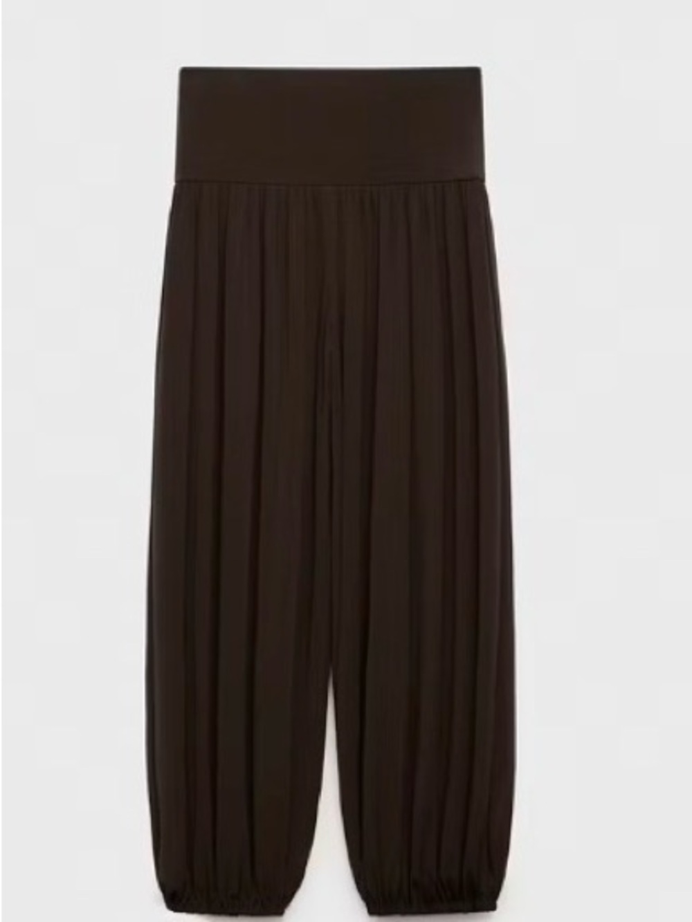 Balloon pants with elastic waist